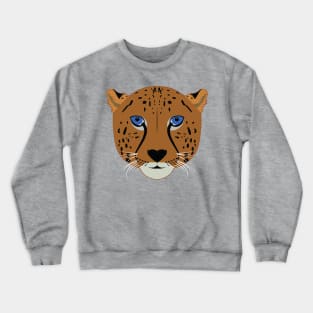 Cheetah face Crewneck Sweatshirt